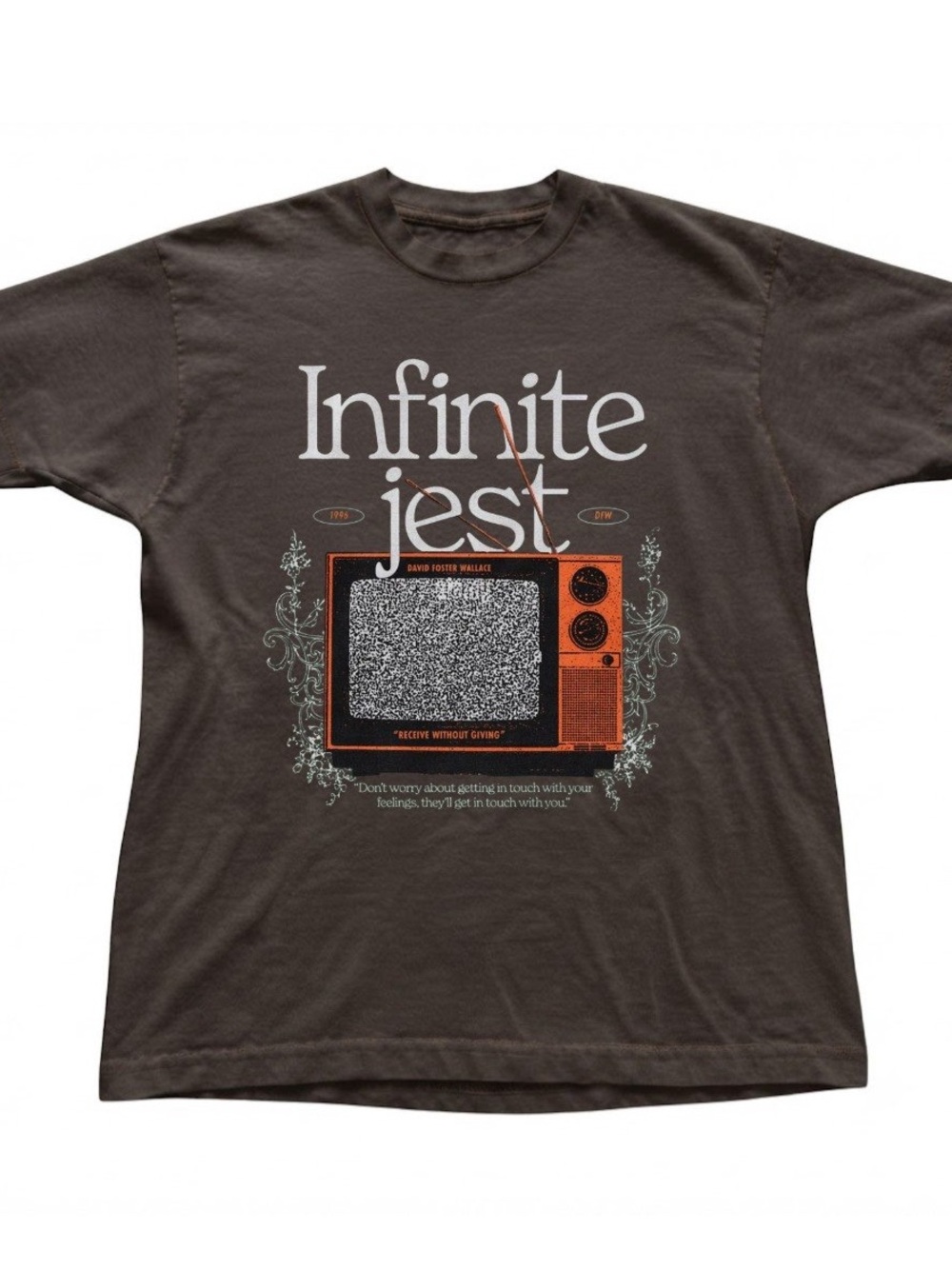 Infinite Jest Book TV Graphic Tee Cotton Gildan T-Shirt